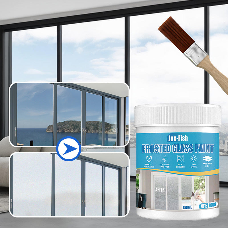 GlassGuard™ – Waterdichte matglasverf met kwast | 1+1 GRATIS