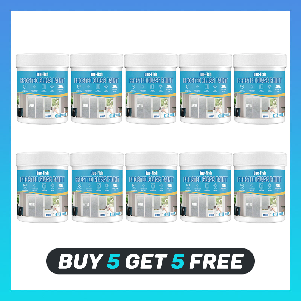 GlassGuard™ – Waterdichte matglasverf met kwast | 1+1 GRATIS