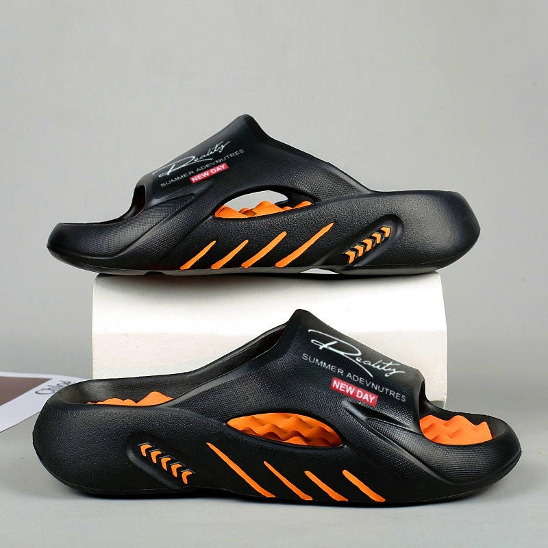 CloudStep™ Antislip badslippers met dikke zool voor heren