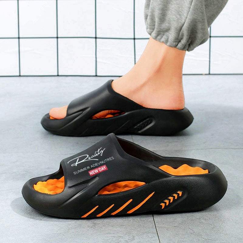 CloudStep™ Antislip badslippers met dikke zool voor heren