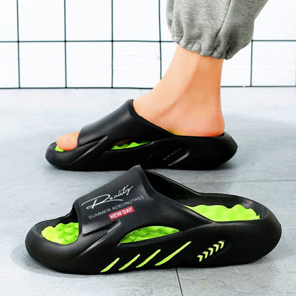 CloudStep™ Antislip badslippers met dikke zool voor heren