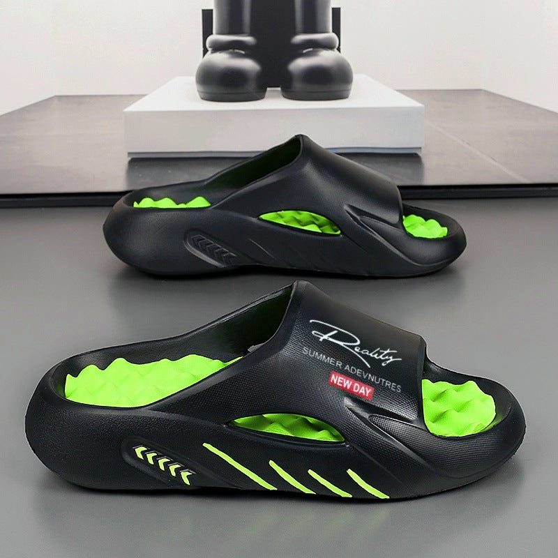 CloudStep™ Antislip badslippers met dikke zool voor heren