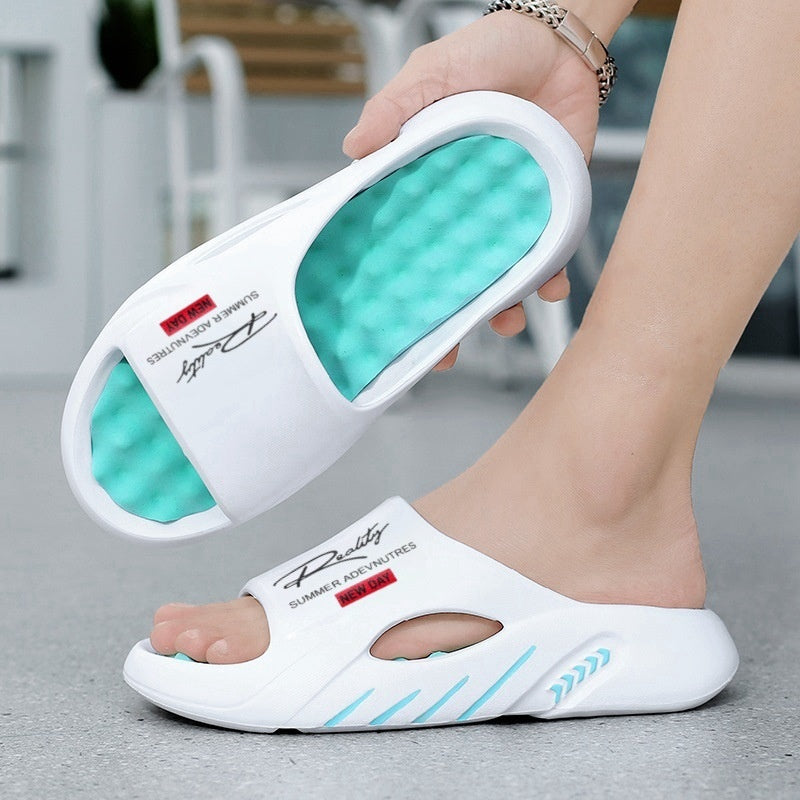 CloudStep™ Antislip badslippers met dikke zool voor heren