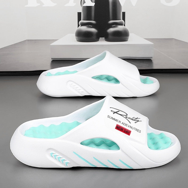 CloudStep™ Antislip badslippers met dikke zool voor heren