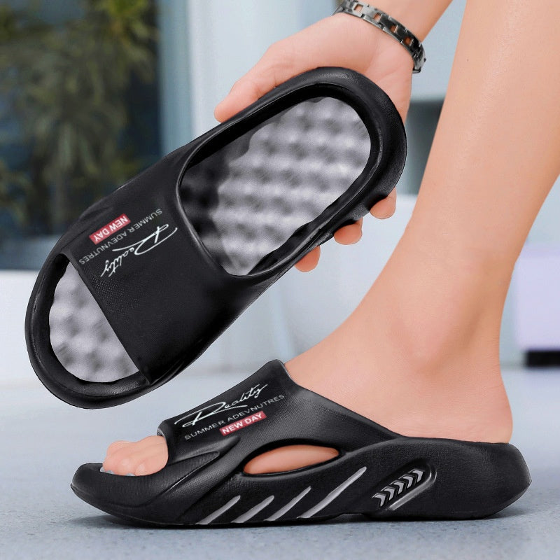 CloudStep™ Antislip badslippers met dikke zool voor heren