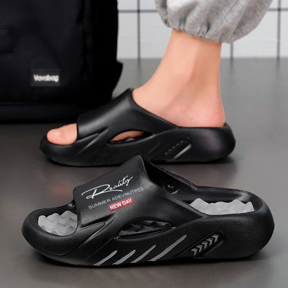 CloudStep™ Antislip badslippers met dikke zool voor heren