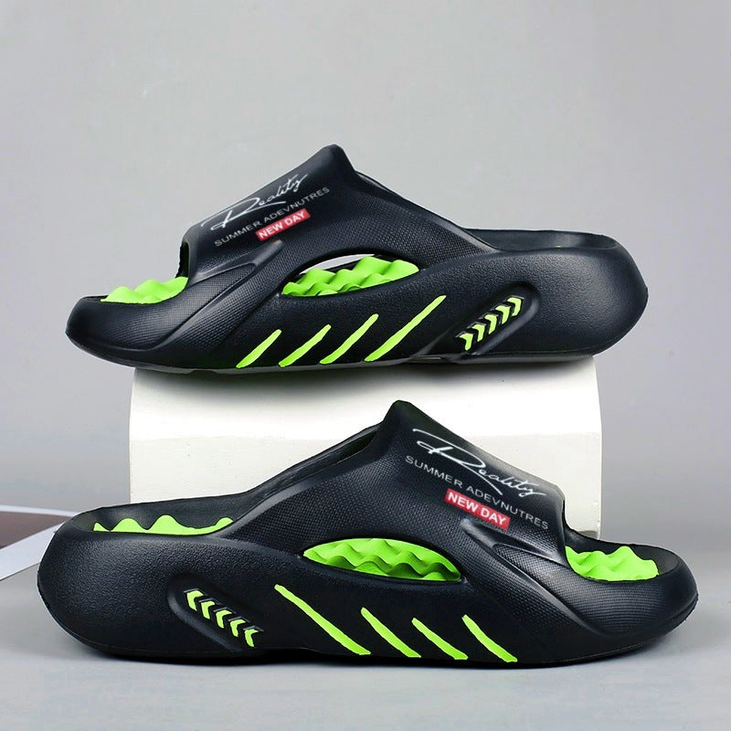 CloudStep™ Antislip badslippers met dikke zool voor heren