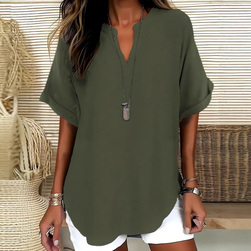 Amelia — Luchtige Elegantie Blouse | 50% KORTING