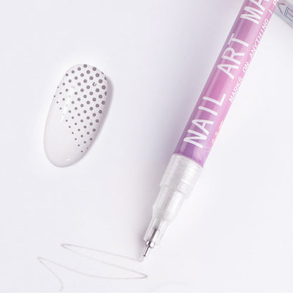 ColorBrush™ – 12-delige nail art penset | 50% KORTING