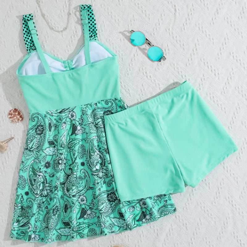 FoxLux® top met bandjes en strakke zwemshorts | 50% KORTING