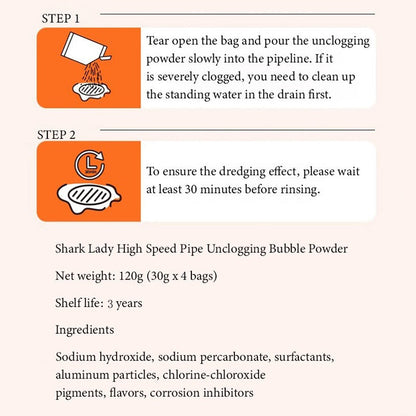 DrainMaster Poeder – Kraftvolle Rohrreinigung | 4er-pakket