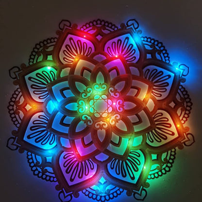 Lumora – Mandala LED-wandlamp | 50% KORTING