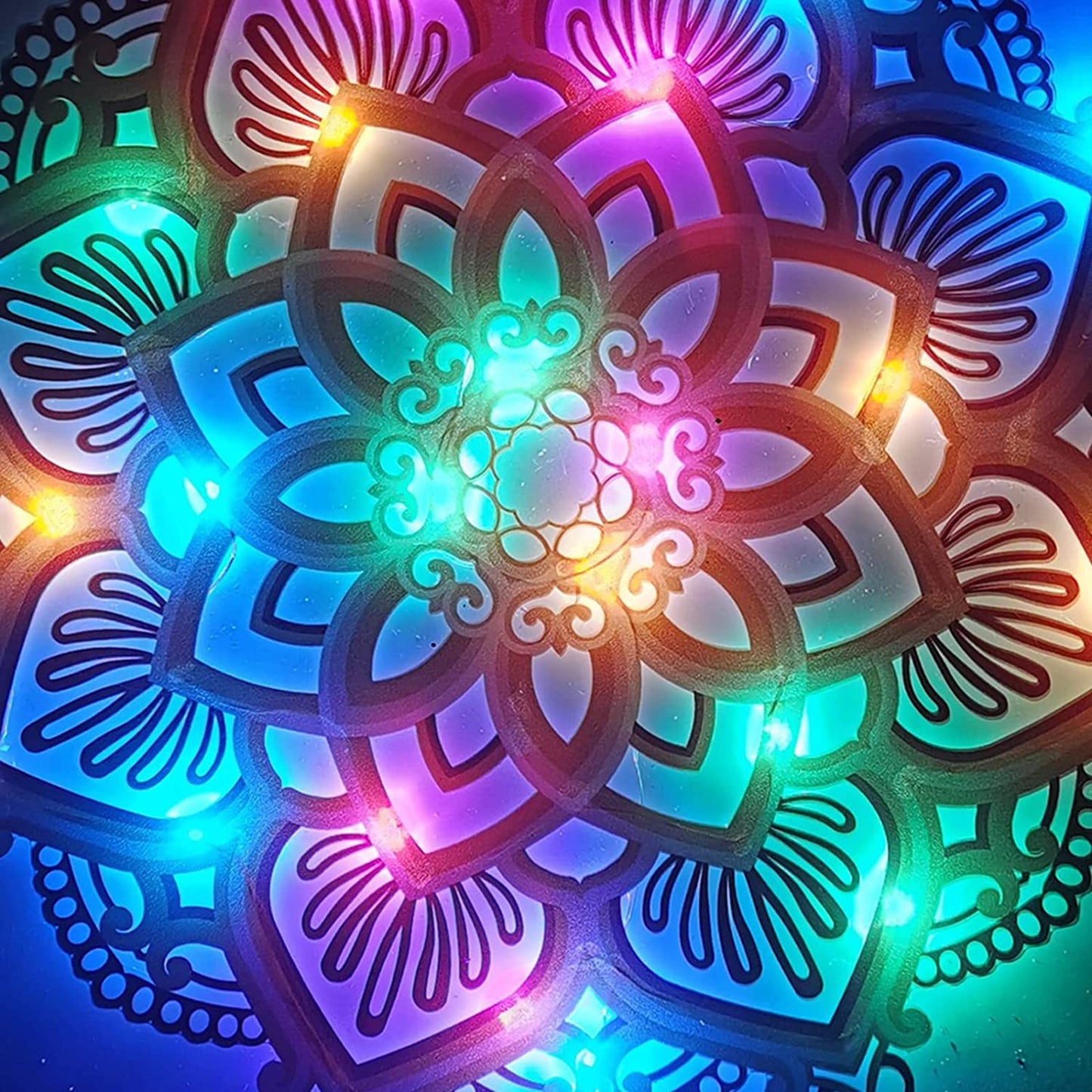 Lumora – Mandala LED-wandlamp | 50% KORTING
