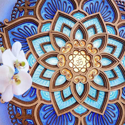 Lumora – Mandala LED-wandlamp | 50% KORTING