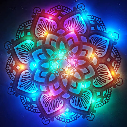 Lumora – Mandala LED-wandlamp | 50% KORTING