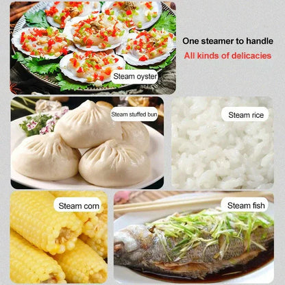 SteamChef – Multifunctionele magnetronstomer en kookcontainer