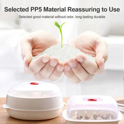 SteamChef – Multifunctionele magnetronstomer en kookcontainer