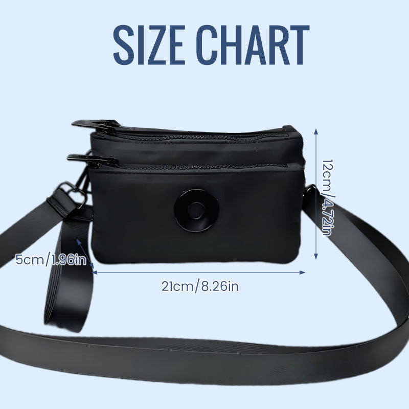 ZipStyle™ – Slanke crossbodytas | 50% korting