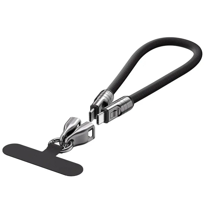 ChargeLanyard – 2-in-1 snellaad- en datakabel | 1+1 GRATIS