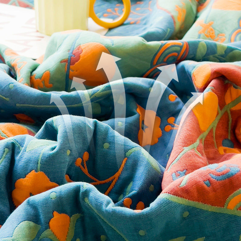 CottonDream – Multifunctionele dubbelzijdige katoenen deken | 50% KORTING