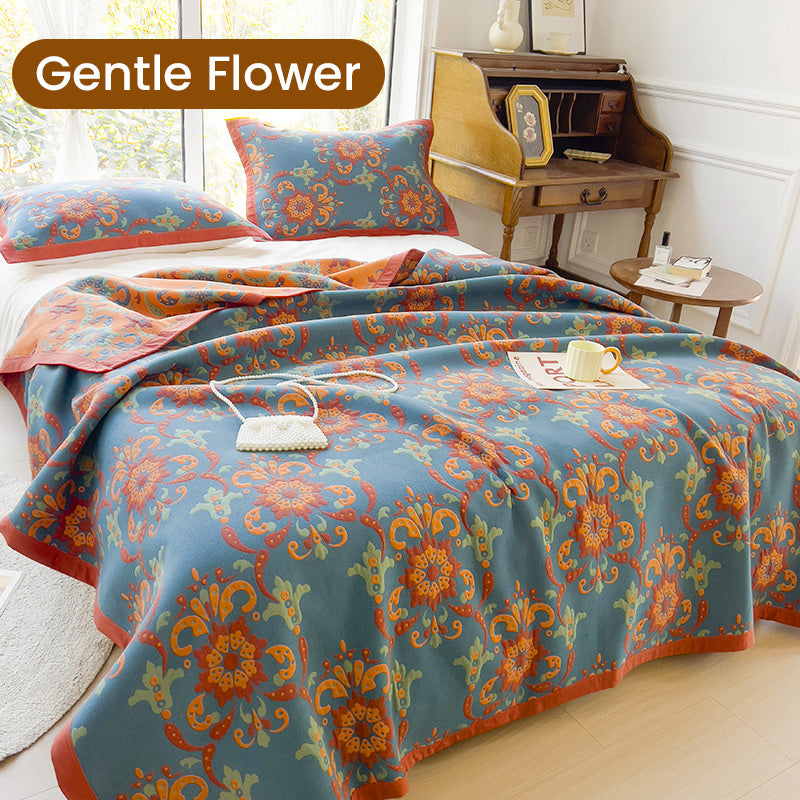 CottonDream – Multifunctionele dubbelzijdige katoenen deken | 50% KORTING