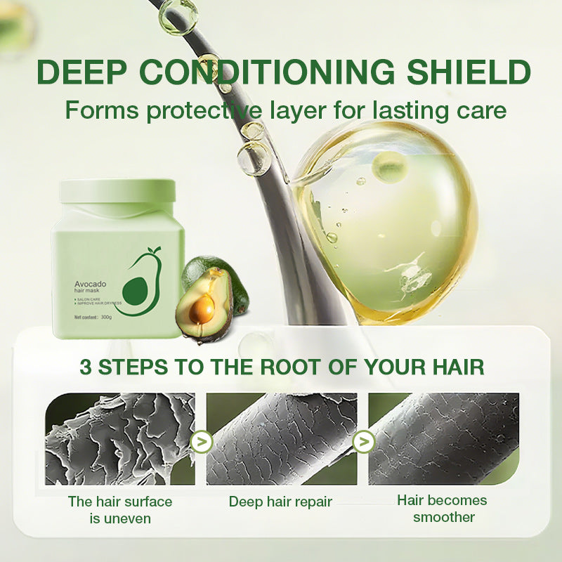 Avocura – Avocado Haarmasker voor Intensieve Verzorging 100g | 1+1 GRATIS