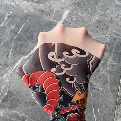 InkyLeg™ – Rekbare beenmanchet met tatoeageprint | 1+1 GRATIS