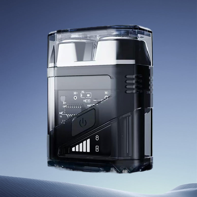 ShavePro – Transparant mini elektrisch scheerapparaat (IPX7 waterdicht)