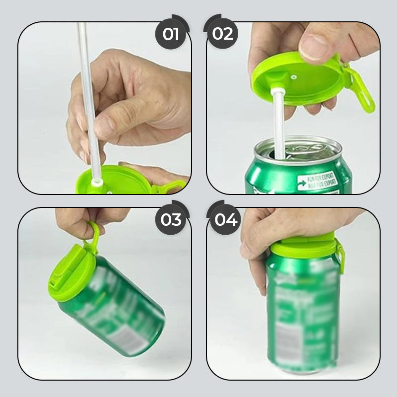 SipSafe – Kindvriendelijke siliconen deksel & rietje | 1+2 GRATIS