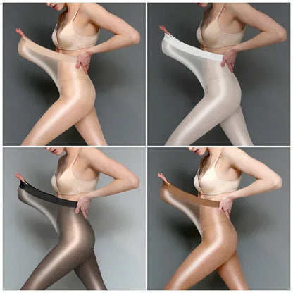 GlamShine – Glanzende, transparante damespanty | 1+1 GRATIS