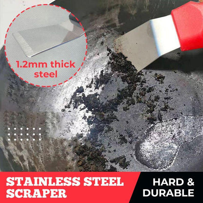 ProClean – RVS keukenreinigingsspatel | Set van 5