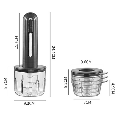 GrindMaster – Draadloze elektrische vlees- en keukenmachine | 50% KORTING