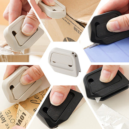 SafeCut – Intrekbare houder voor veiligheidsscheermesjes | 1+3 GRATIS