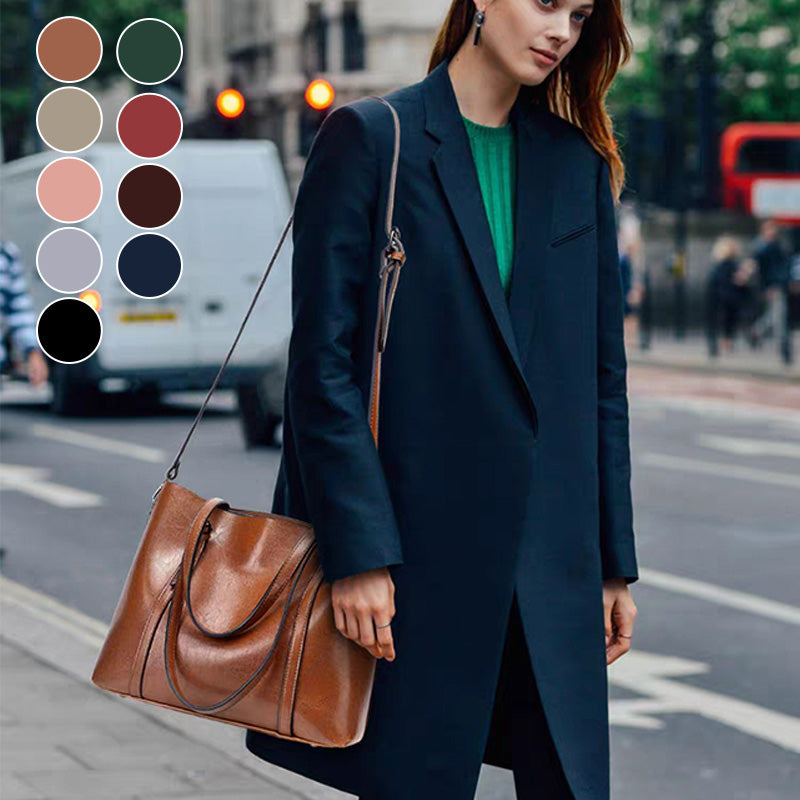 EleganceRetro – Hoogwaardige leren damestas