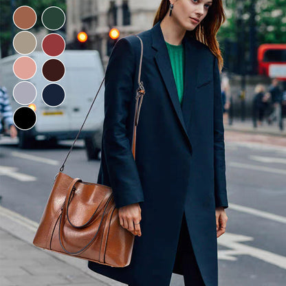 EleganceRetro – Hoogwaardige leren damestas