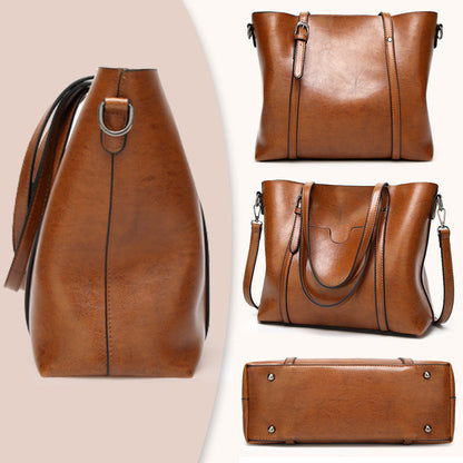 EleganceRetro – Hoogwaardige leren damestas