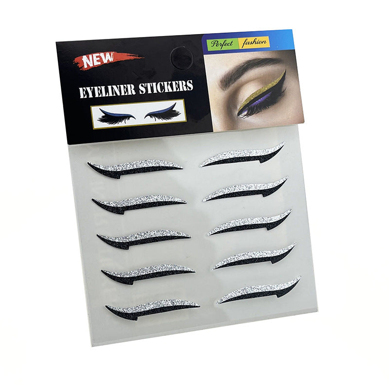 GlamLash – Herbruikbare zelfklevende eyeliner & wimperstickers met glitter | 1+1 GRATIS