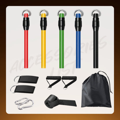 FlexiGym – 13-delige krachttrainingsbandenset