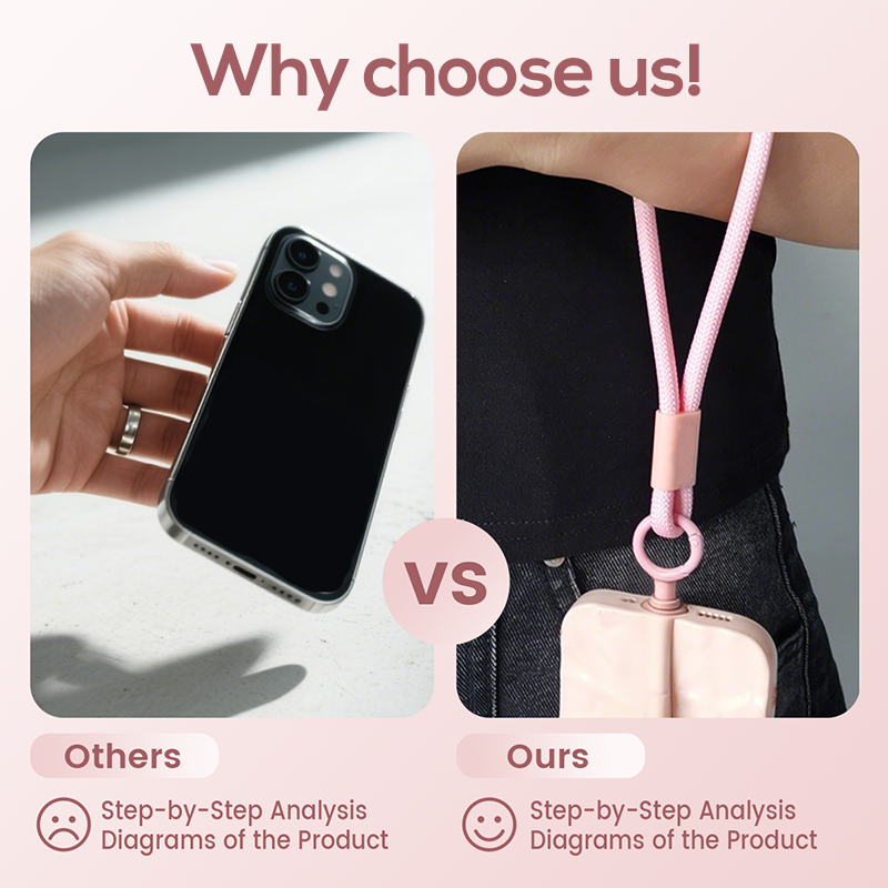 SlimStrap – Minimalistisch telefoonsnoer | 1+2 GRATIS