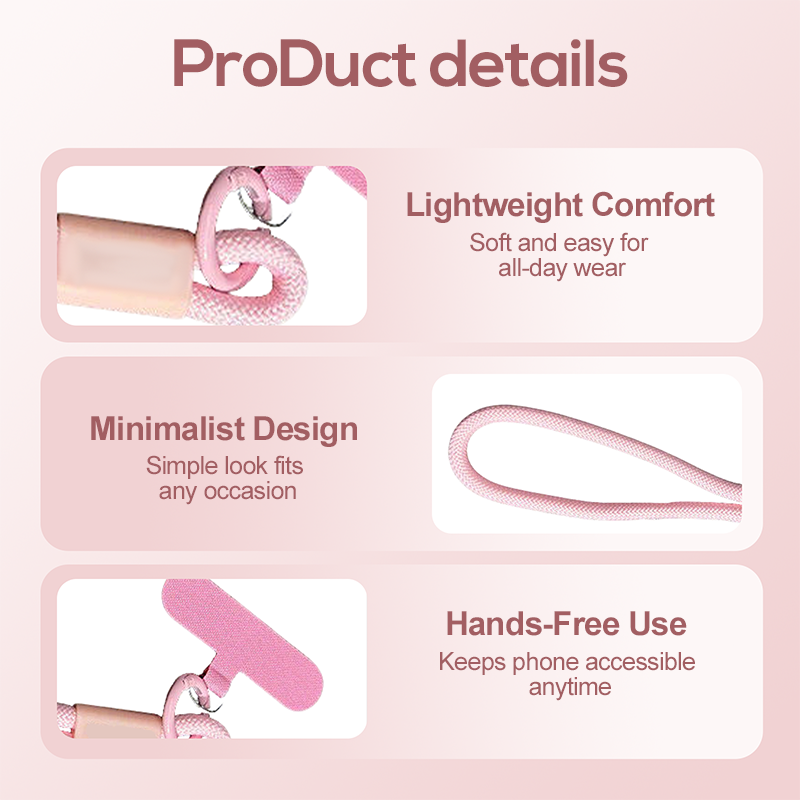 SlimStrap – Minimalistisch telefoonsnoer | 1+2 GRATIS