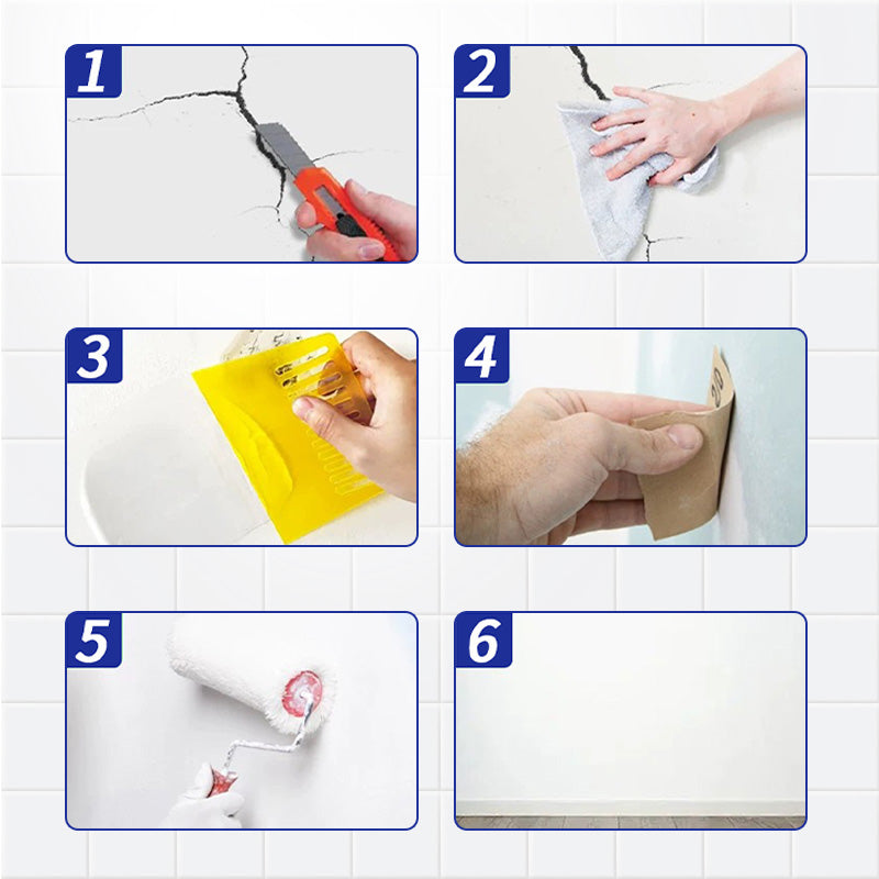 FlexiSeal – Elastische scheuroverbruggende muurreparatiepasta | 2+1 GRATIS