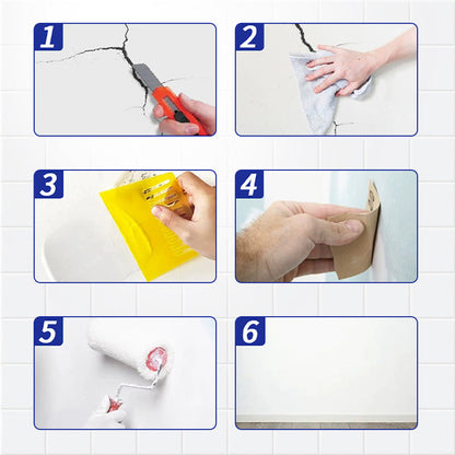 FlexiSeal – Elastische scheuroverbruggende muurreparatiepasta | 2+1 GRATIS