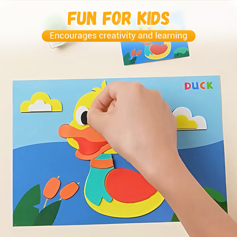 CraftyKids – DIY 3D EVA knutselstickers