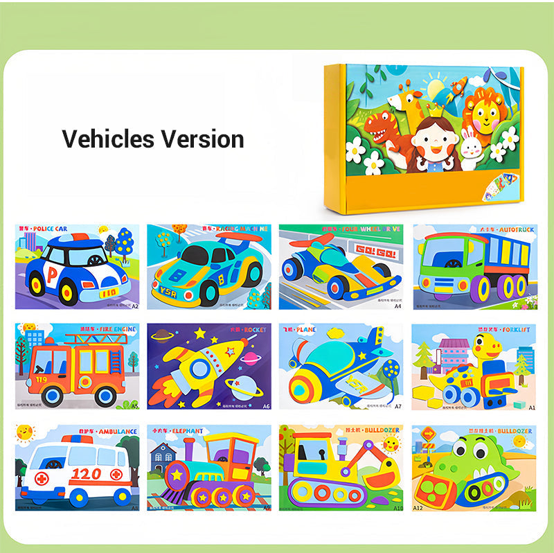 CraftyKids – DIY 3D EVA knutselstickers