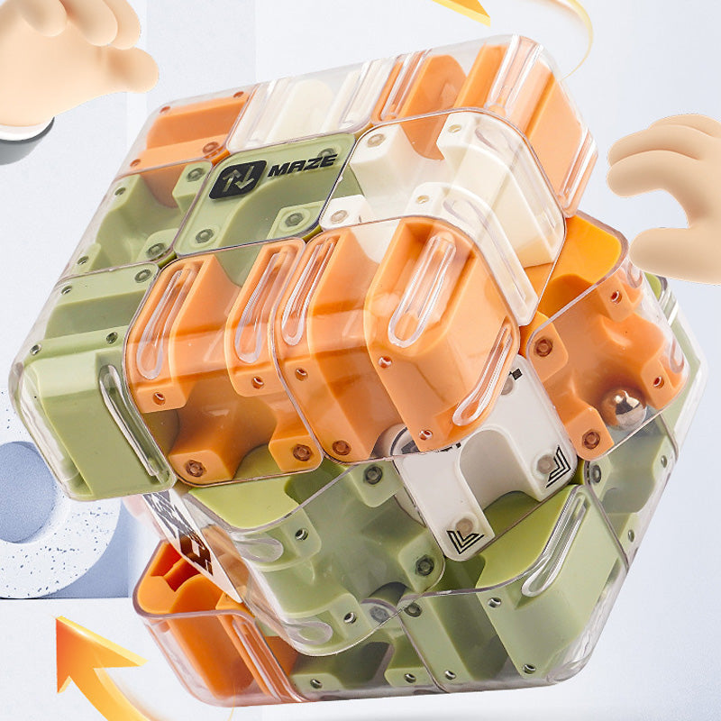 BrainPlay – 3D doolhofpuzzel met rollende kubus