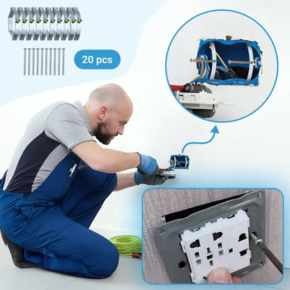 FixPro – 20 stuks reparatieclips voor inbouwdozen