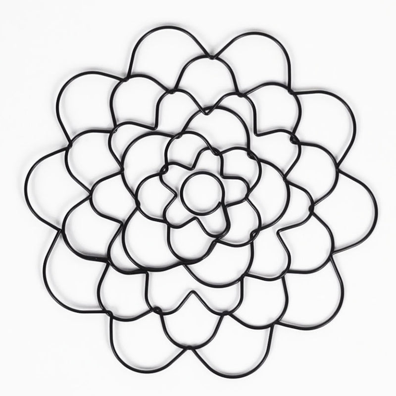 FloraCraft – roestvrijstalen bloemschikhulp met bloemenrooster