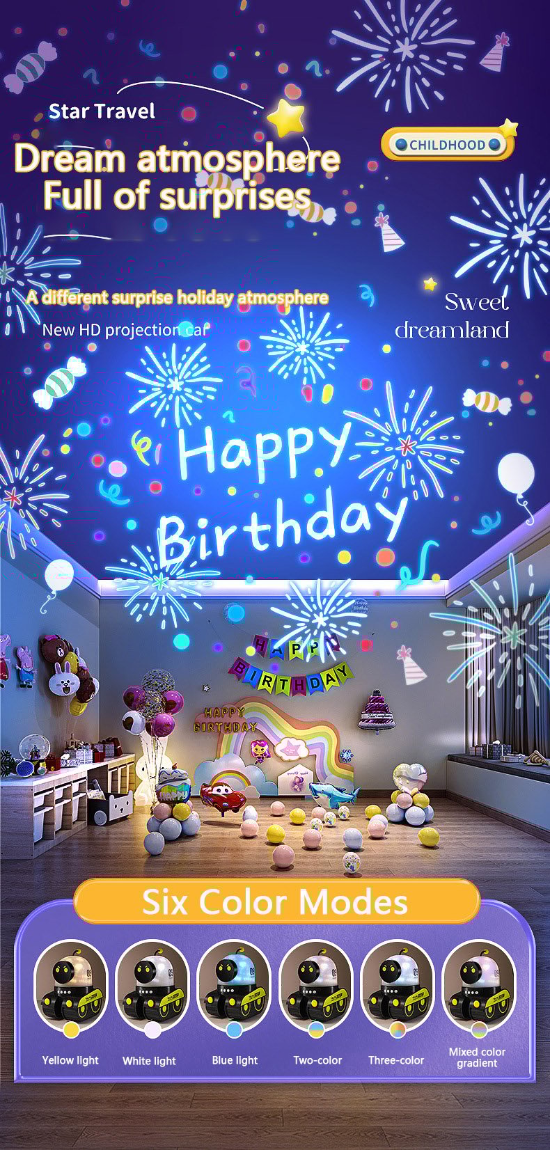 StarBot – Robotsterprojectielamp