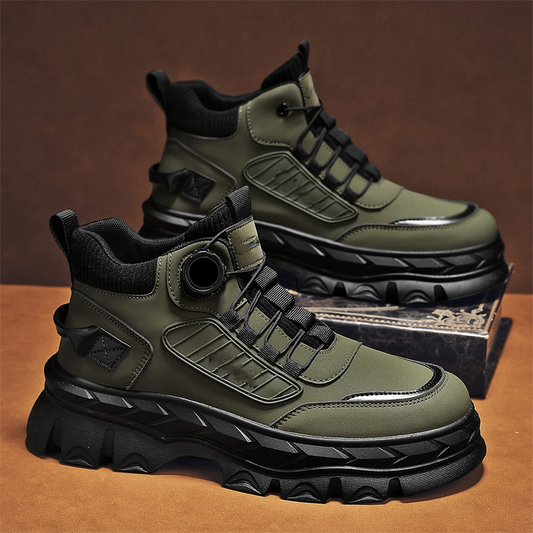 TrailRetro – Retro-geïnspireerde, robuuste enkellaarsjes voor heren