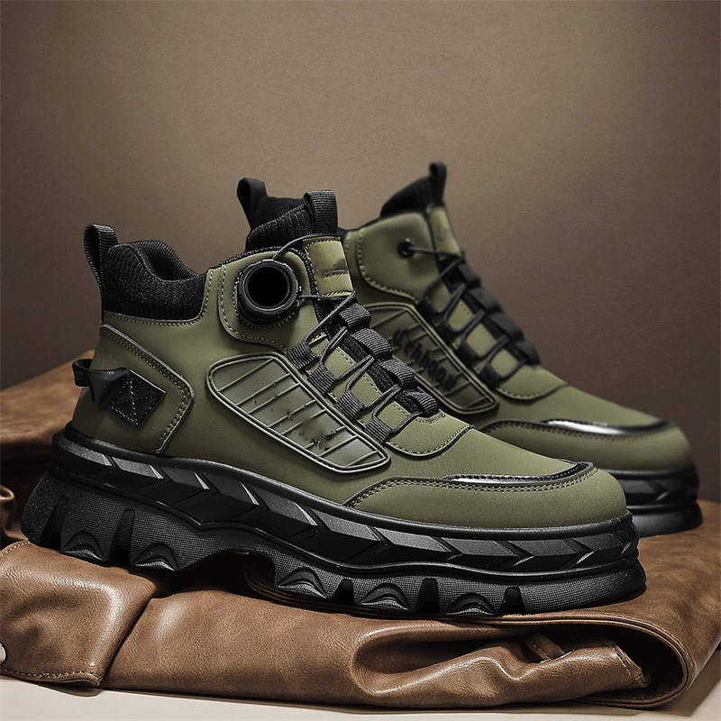 TrailRetro – Retro-geïnspireerde, robuuste enkellaarsjes voor heren